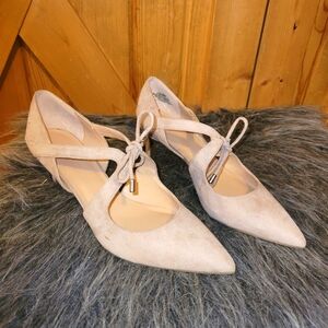 Dress Barn Faux Suede Heels Womens Size 9